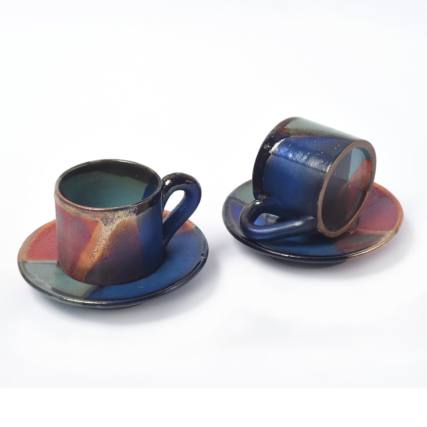 Peacock coffee set.