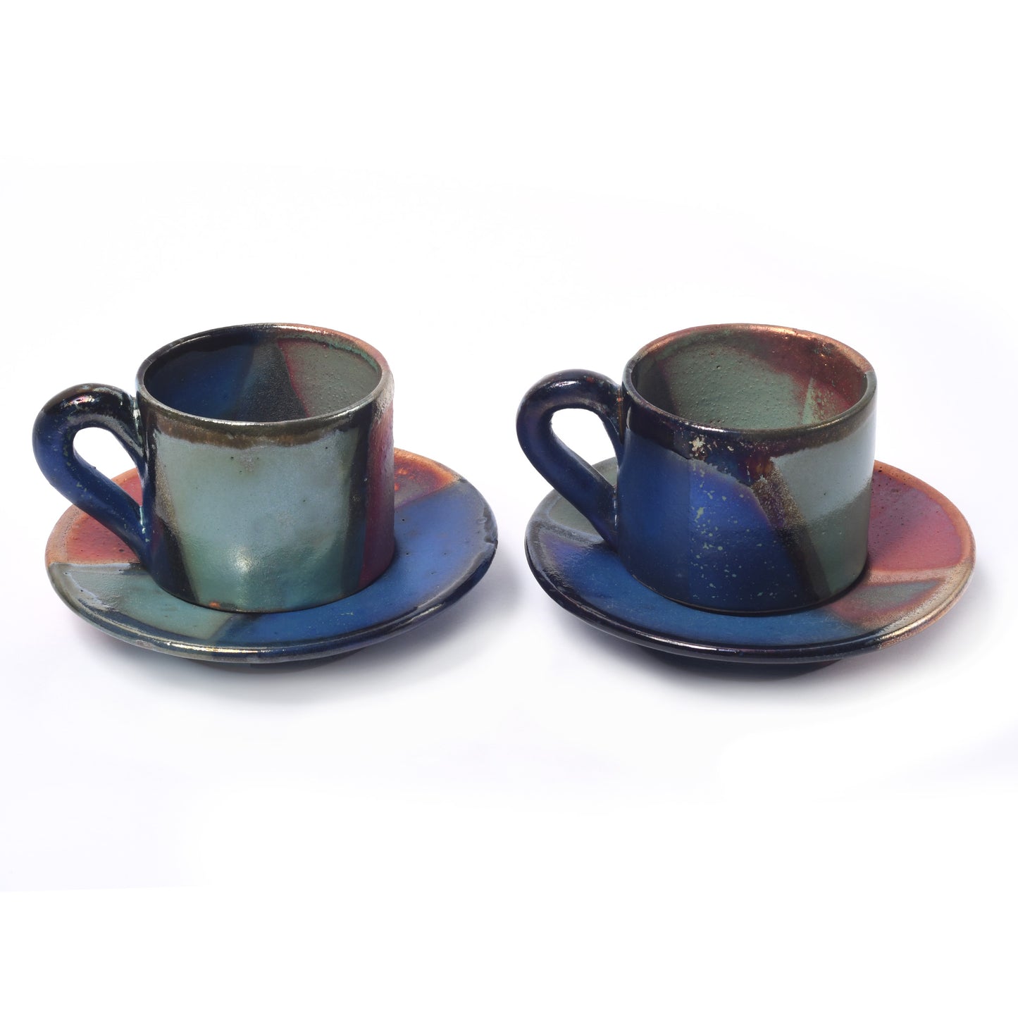 Peacock coffee set.