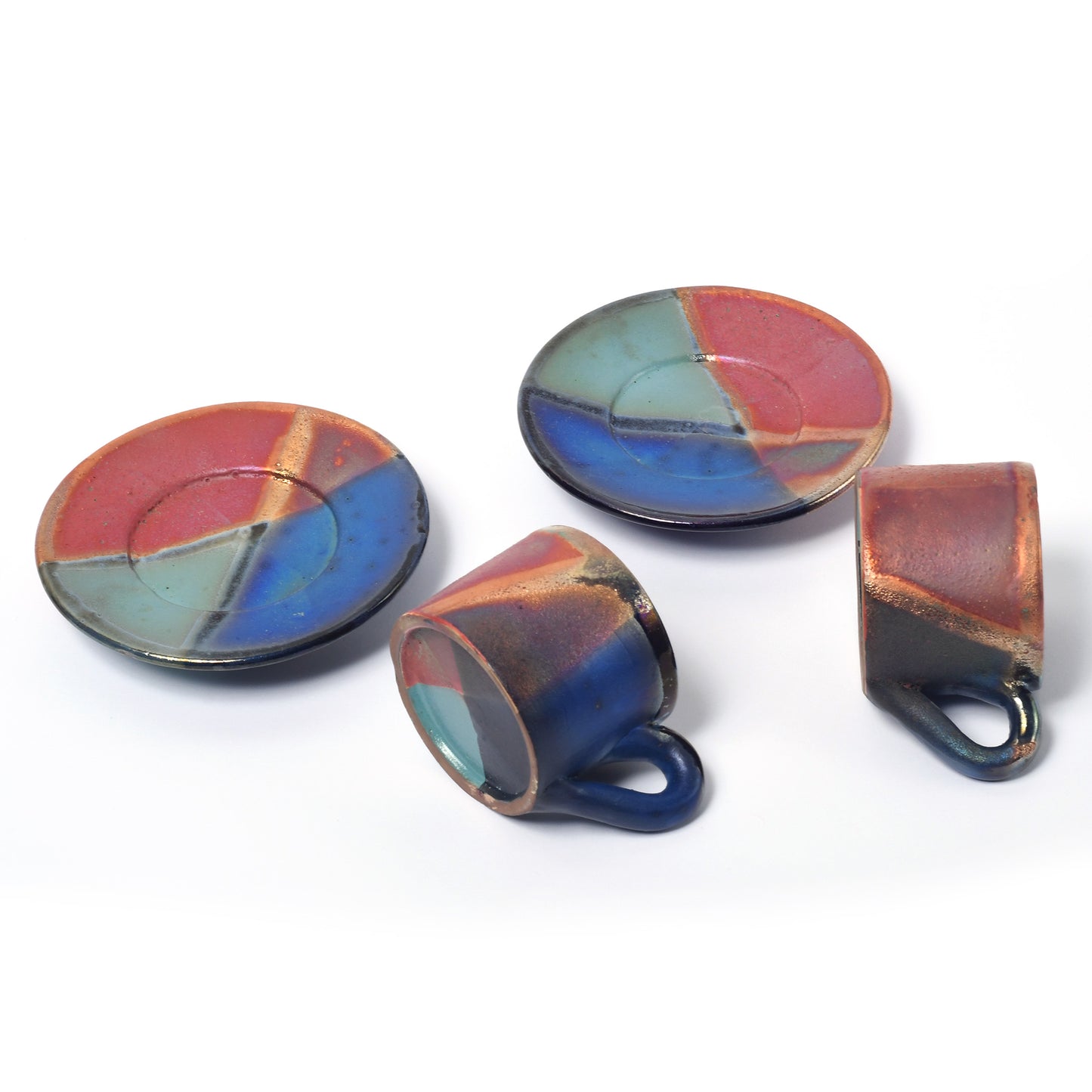 Peacock coffee set.