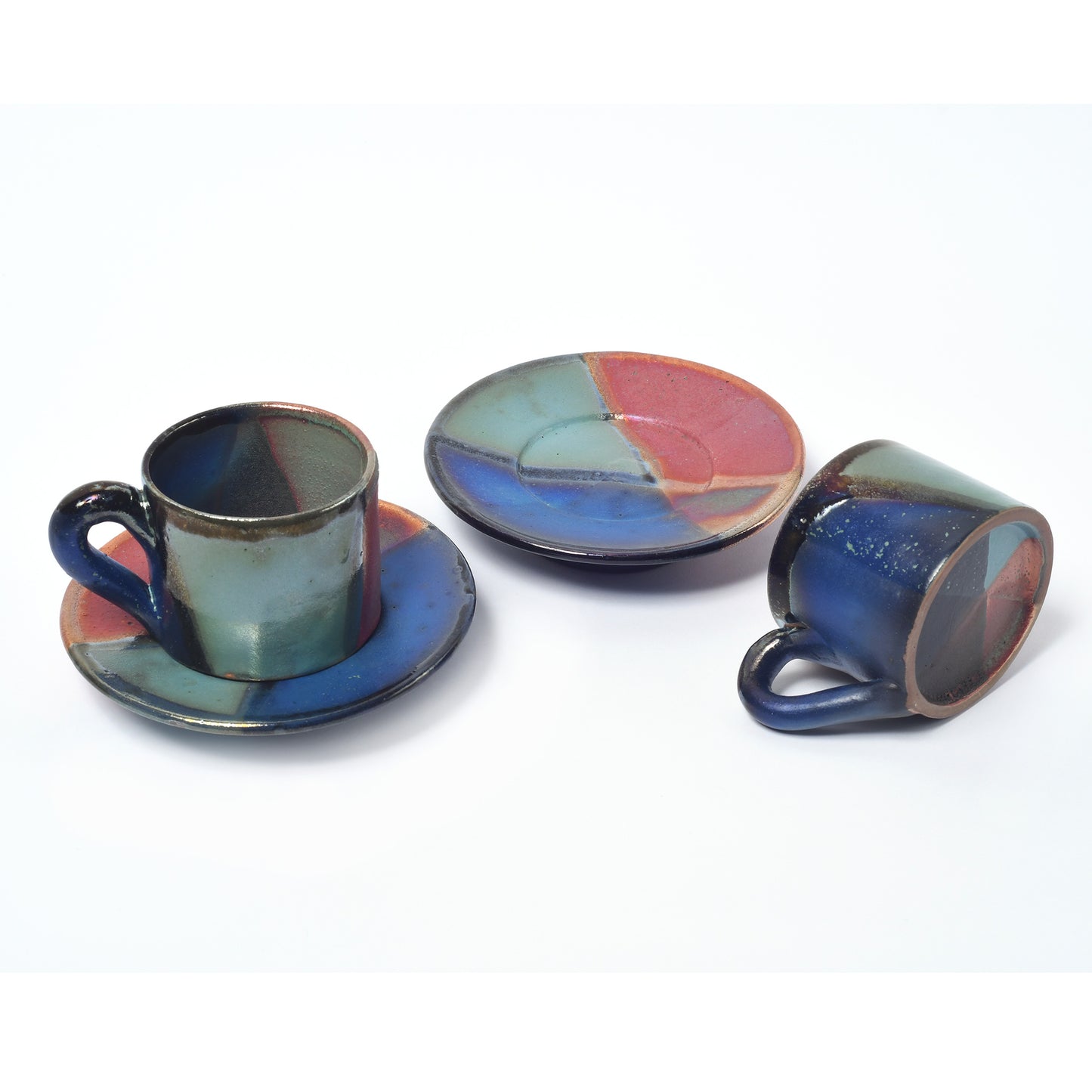 Peacock coffee set.