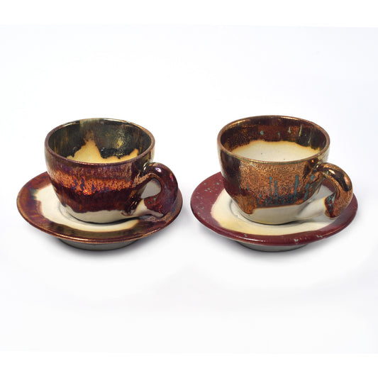 Bronze coffee cups
