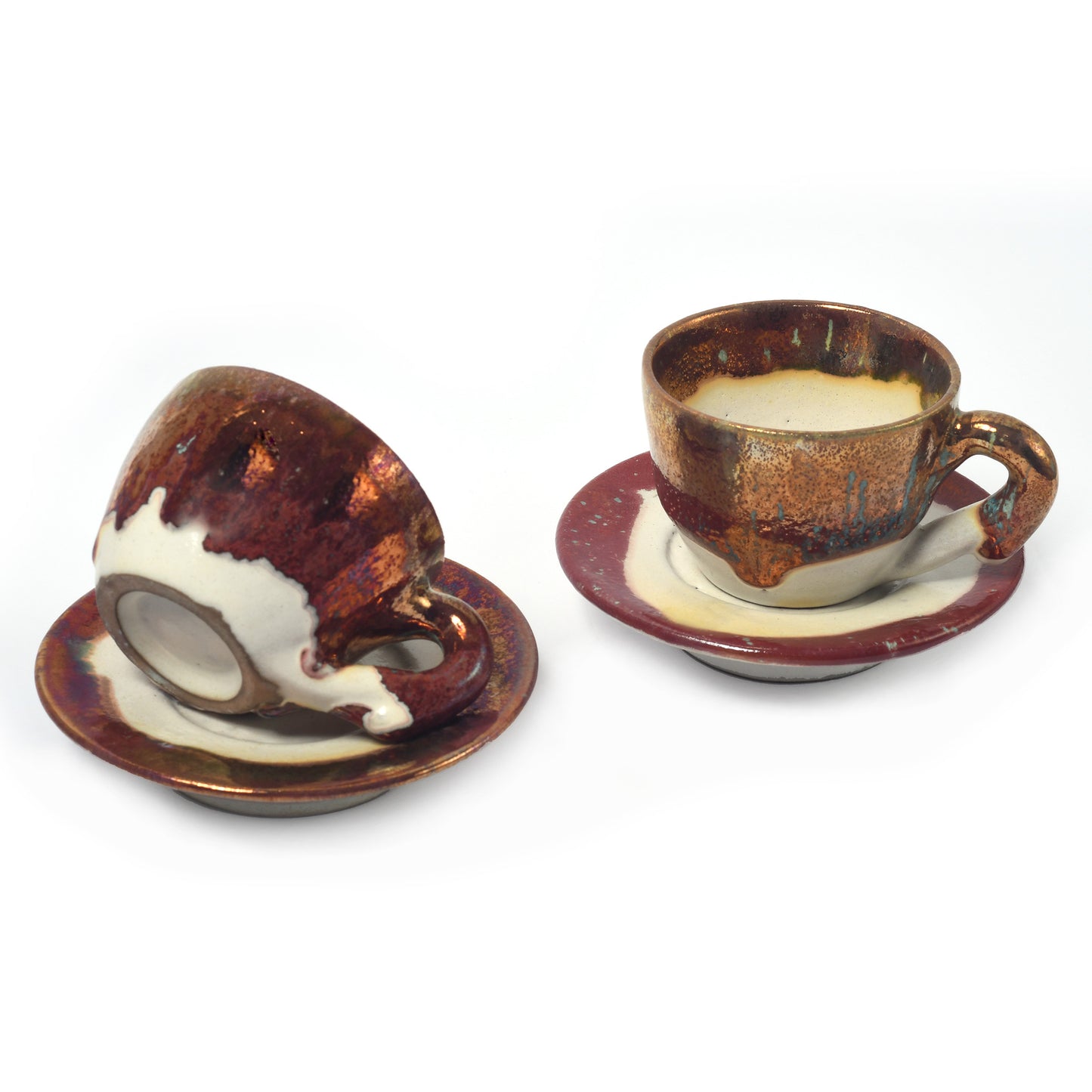 Bronze coffee cups
