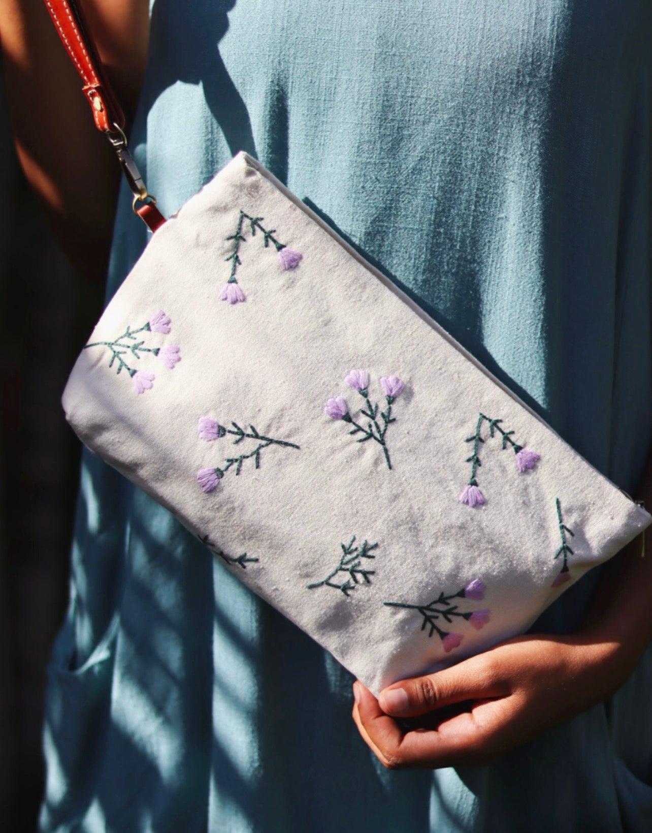 Lavender Pouch Bag