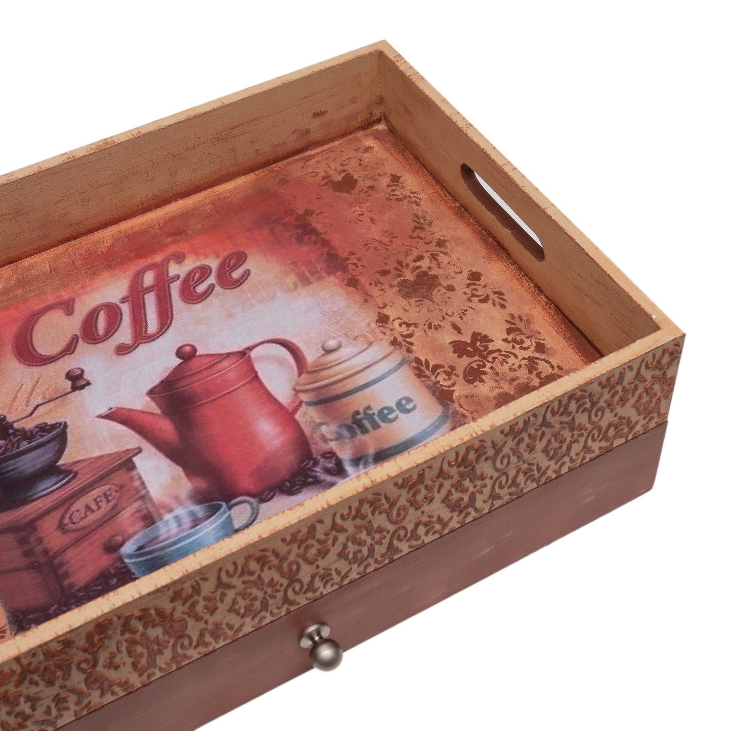 Coffee grinder tray