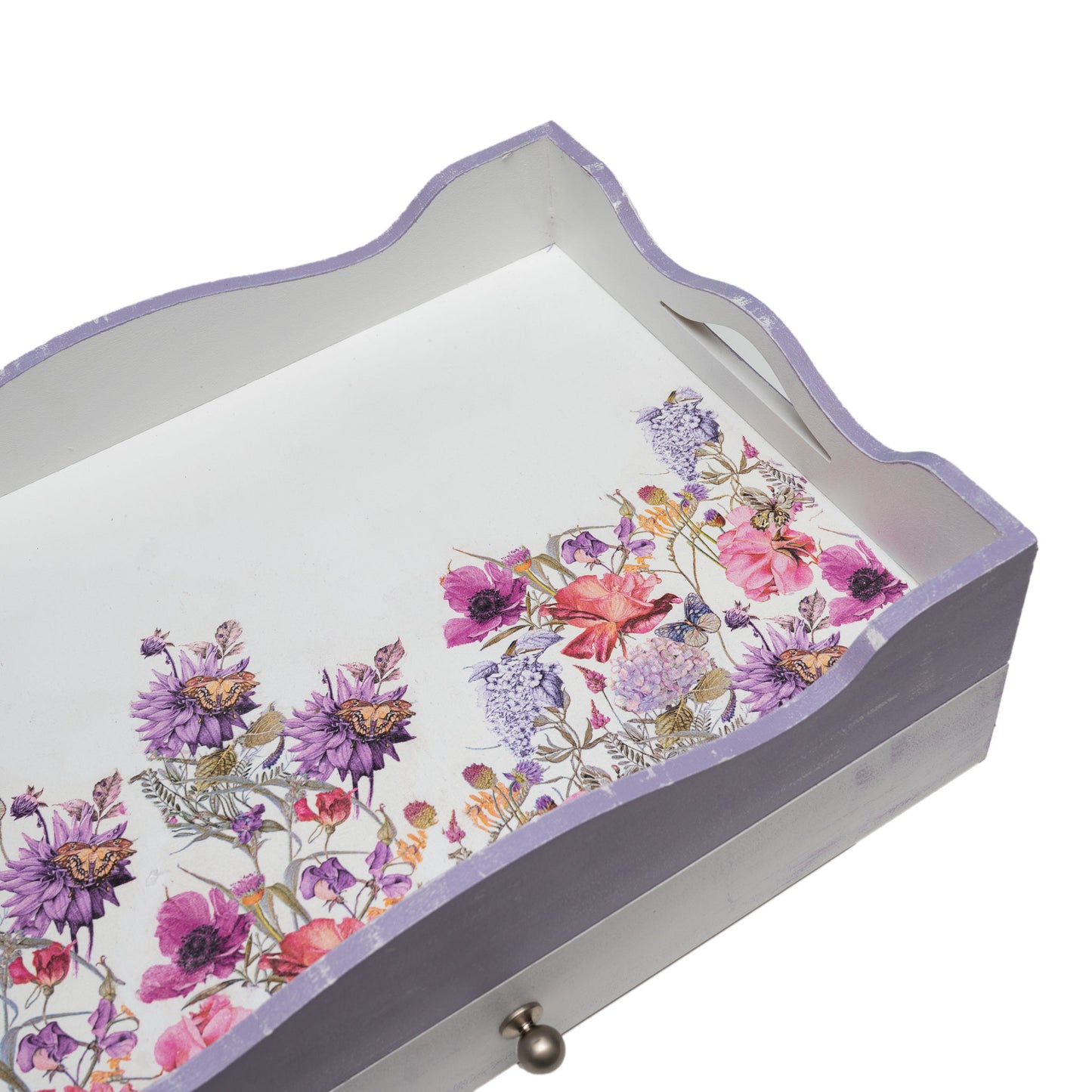 Violet blossom tray