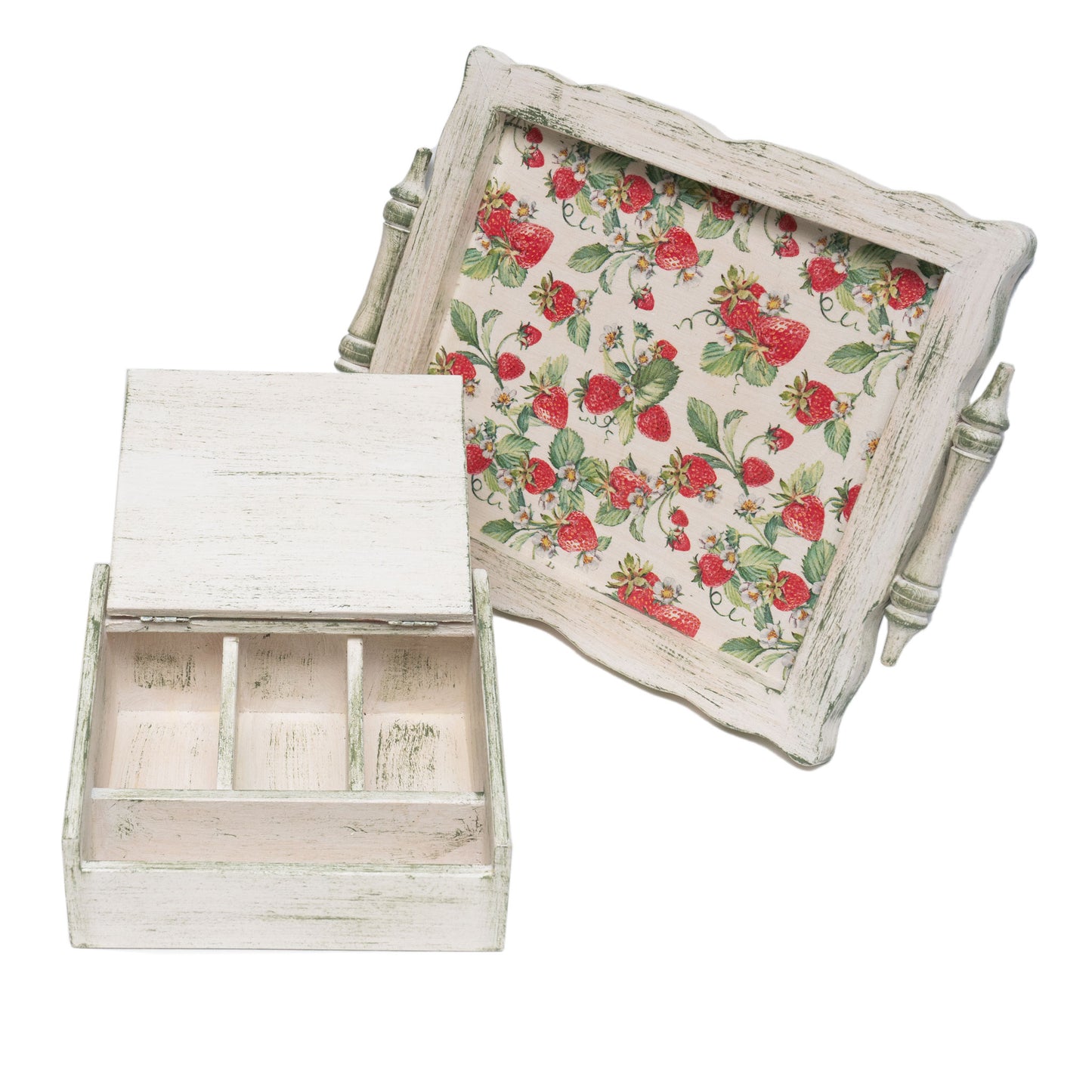 Strawberry tray set
