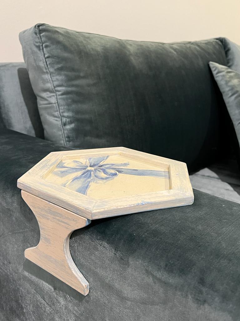 Side sofa tray - ZwarahHome