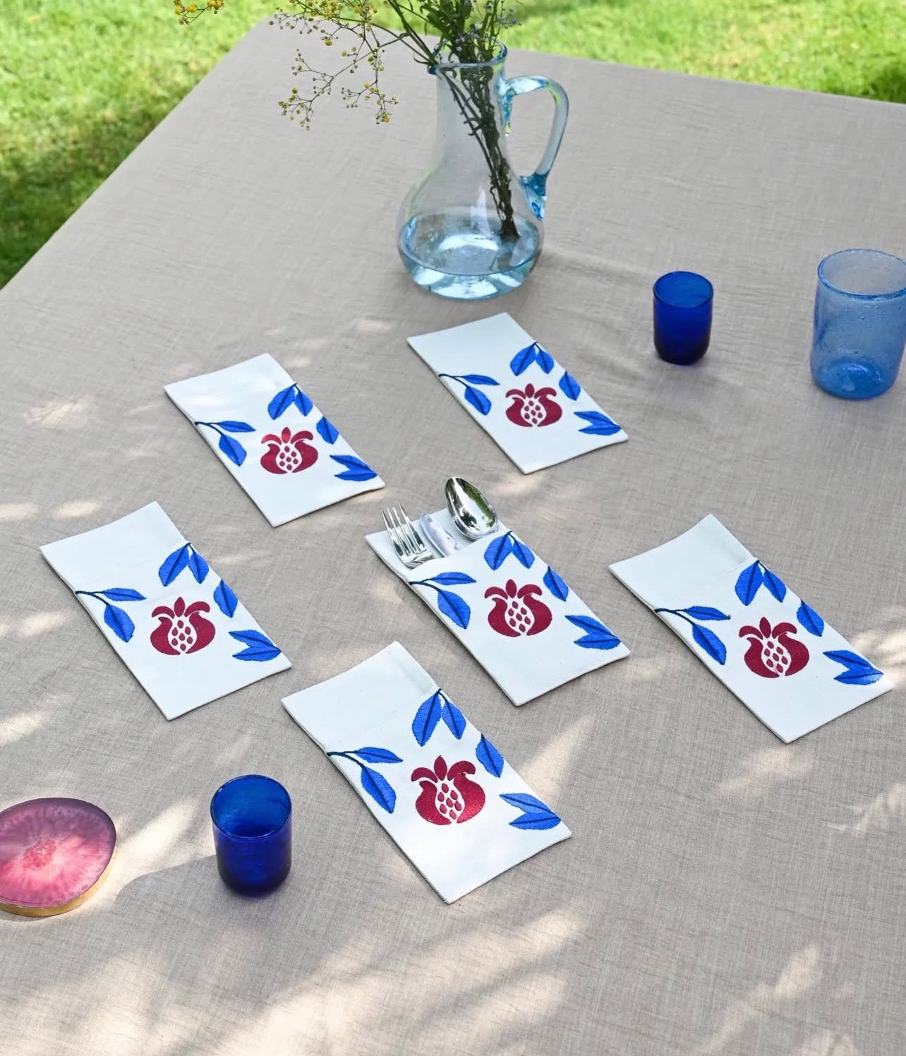 Pomegranate Garden Set