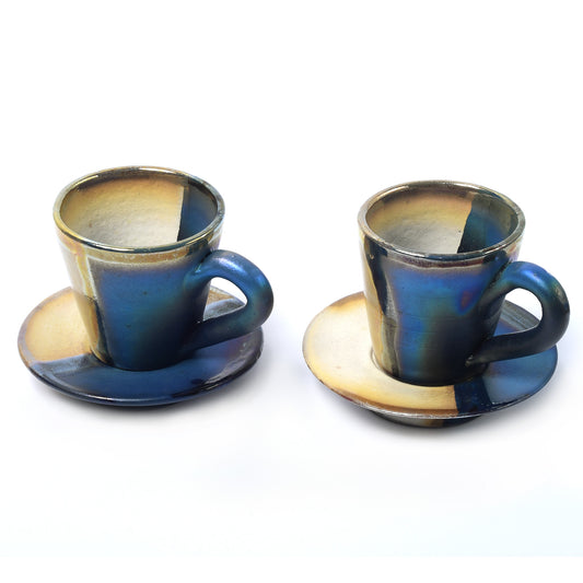 Day & night coffee cups set