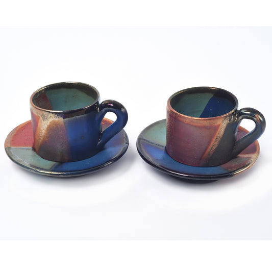 Peacock coffee set.