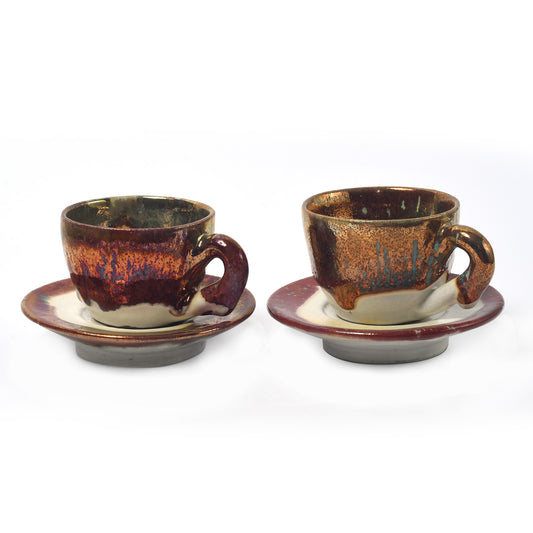 Bronze coffee cups