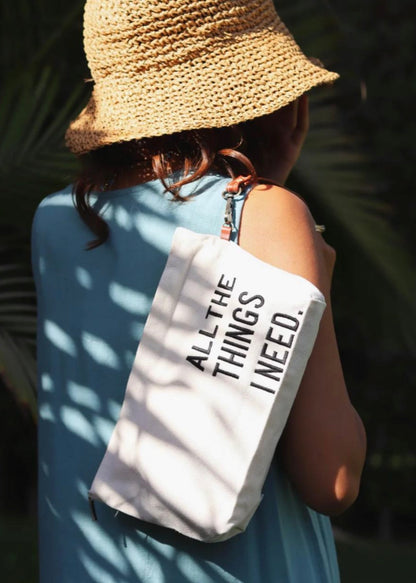 All Things I Need Pouch Bag