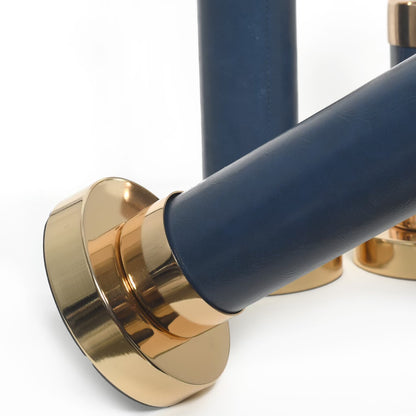 Ocean blue candle holders