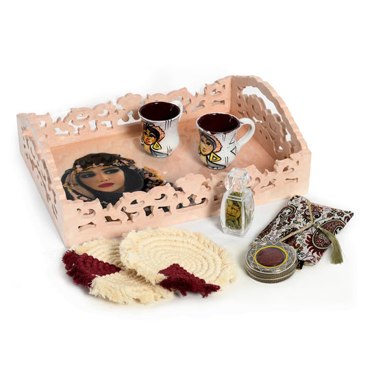 Mariam Tray Set.