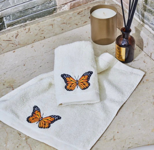 Butterfly TowelSet - Off White