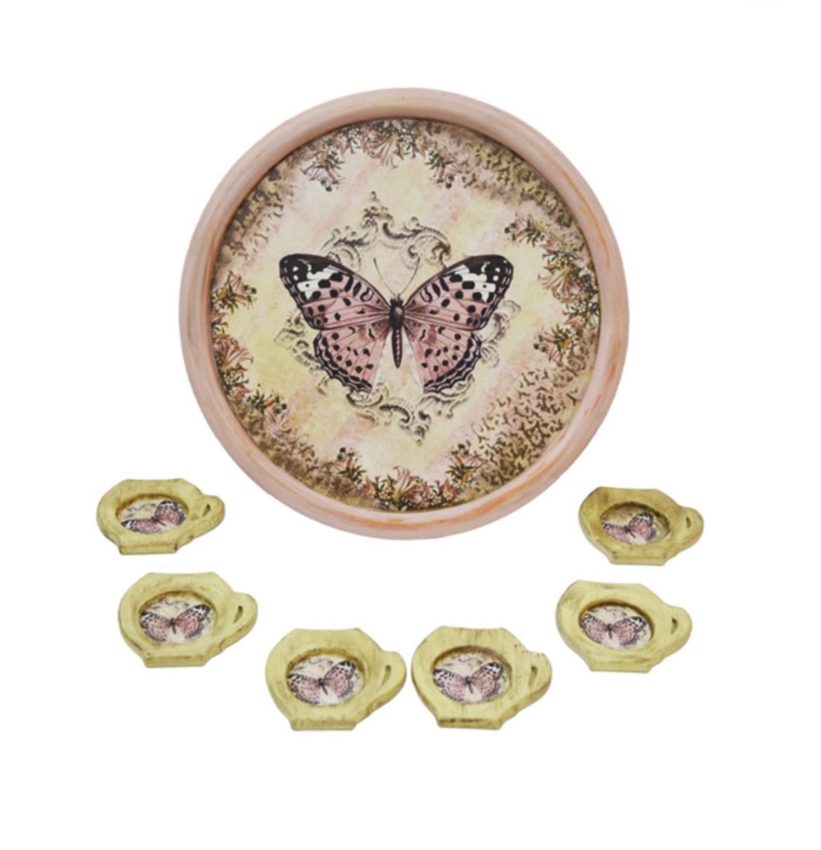 The butterfly tray - ZwarahHome