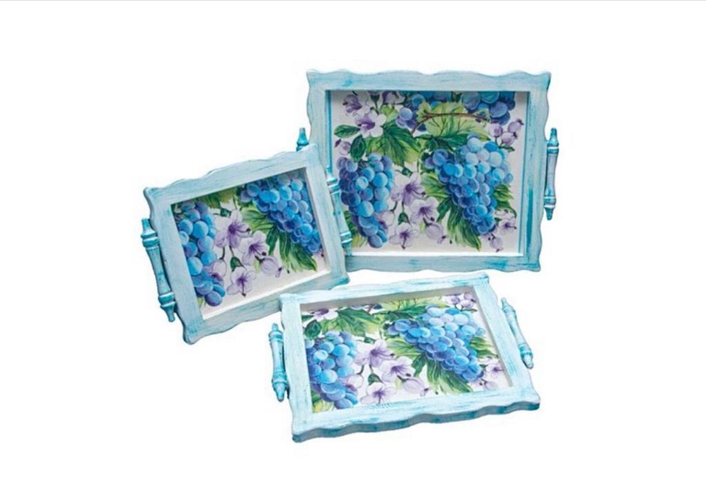 Trio trays - ZwarahHome