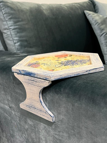 Side sofa tray - ZwarahHome