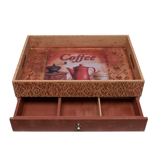 Coffee grinder tray